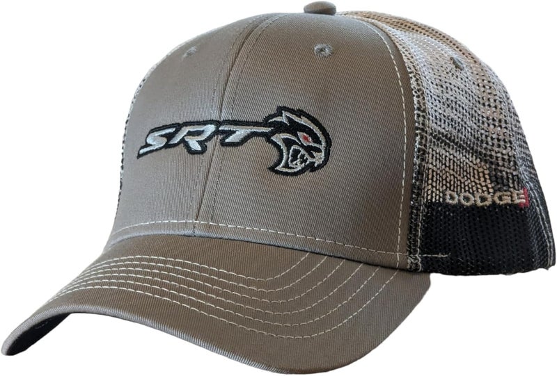 SRT Hellcat Redeye Gravel Snapback Trucker Hat - Black/Grey/White